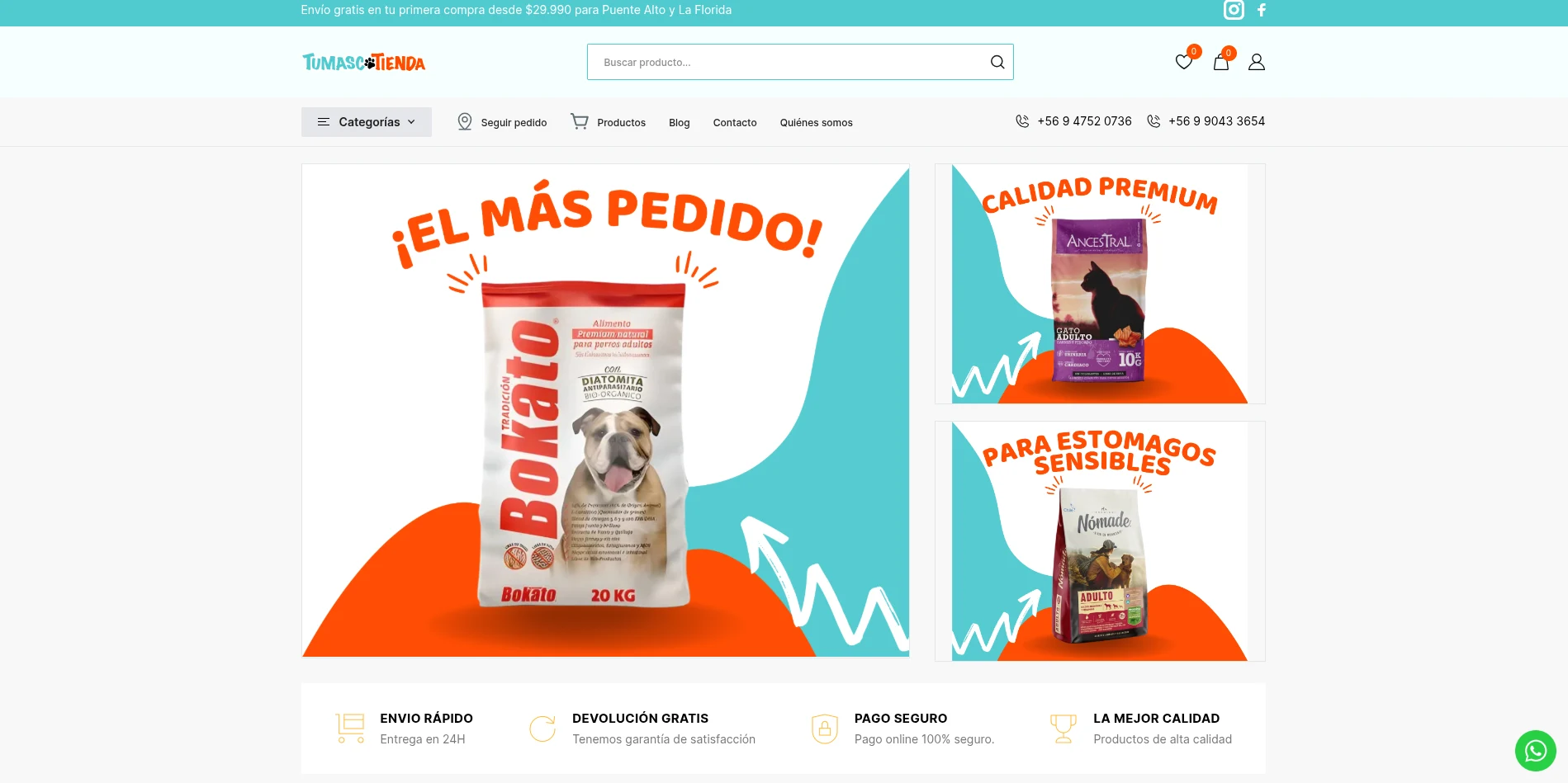 E-Commerce de Productos para Mascotas